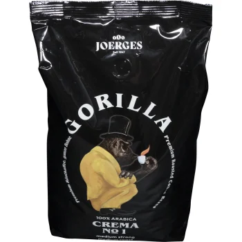 Kavos pupelės Joerges Gorilla Crema No. 1, 100% Arabica, 1 kg