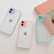 Milky Case pusiau permatomas silikoninis dėklas Xiaomi Redmi 9T, mėlynas
