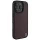 Mercedes dėklas iPhone 16 Pro Max telefonui Wood Imitation Leather MagSafe, raudonas