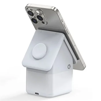 Duzzona W20 15W 4in1 inductive charger  iPhone / AirPods / Apple Watch with night lamp - white