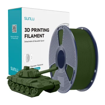 Sunlu PLA+ High-Speed 1.75 mm 3D spausdinimo gija, alyvuogių