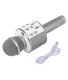 Karaoke microphone portable wireless speaker WS-858, Silver