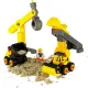 Kinetic Sand Play Set for Kids 1100g, Castle, Vehicles and Molds