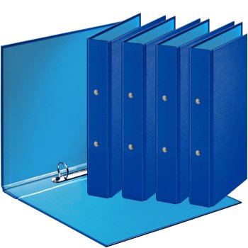 Bakalu A4 Ring Binder Set (5 Pcs), 40 mm, Navy Blue