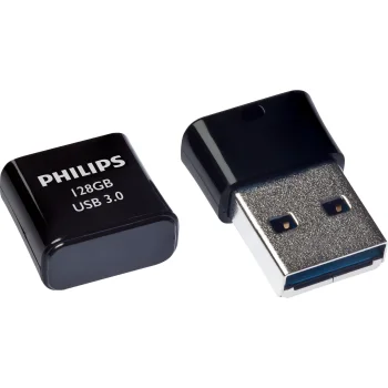 USB atmintinė Philips Pico Edition 128 GB USB 3.0, juoda