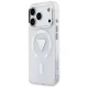 Guess IML Gradient Triangle Logo MagSafe dėklas, skirtas iPhone 17 Pro, skaidrus