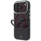 Mercedes Ring Stand Iconic Logo MagSafe dėklas iPhone 18 Pro / 17 Pro, bordo
