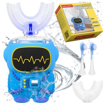 Kruzzel vaikiškas garsinis dantų šepetėlis (Robotas, 5 režimai)