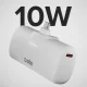 SBS EcoPower 5000 mAh 10W išorinė baterija su USB-C, balta