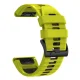 Tech-Protect Iconband Pro strap for Garmin (47 mm), lime and black