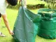 Sodo atliekų, lapų ir žolės maišas, 120 l, žalias