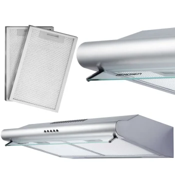 Po spinele montuojamas garų rinktuvas 60 cm Berdsen BE-10A Inox