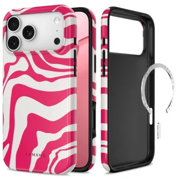 Tech-Protect Lamano MagSafe dėklas iPhone 18 Pro Max / 17 Pro Max, Flamingo Bloom