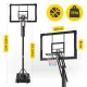Mobilus krepšinio stovas 4Fizjo Falcon Dunker 129461, reguliuojamas
