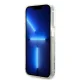 Karl Lagerfeld dėklas iPhone 14 Pro Max telefonui Liquid Glitter Choupette, sidabrinis
