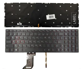 Lenovo Ideapad Y700 / Y700-15ISK / Y700-17ISK klaviatūra su apšvietimu