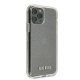 Guess iPhone 11 Pro dėklas Glitter, sidabrinis