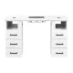 Cosmetic Manicure Desk Momo L01 with Dust Collector, White
