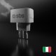 SBS Universal IT kelioninis adapteris, baltas