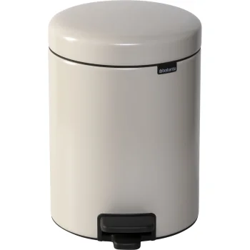 Šiukšliadėžė su pedalu Brabantia NewIcon 5 L, smėlio spalvos