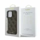 Guess 4G Classic dėklas, skirtas iPhone 16 Pro, rudas