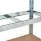 ModernHome cinkuoto plieno sandėliavimo stelažas, 180x90x30 cm, 5 lentynų, 875 kg