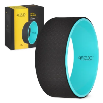 DHARMA Yoga Wheel 32.5 cm for Stretching, Blue