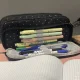 Maaleo 00024511 Triple Pencil Case, Black