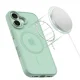 Tech-Protect MagMat MagSafe dėklas, skirtas iPhone 17 - Transparent Green