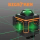 Bigstren 4D 16 linijų 360° žaliojo lazerio gulsčiukas