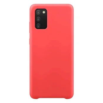 Silikoninis dėklas telefonui Samsung Galaxy A03s, raudonas