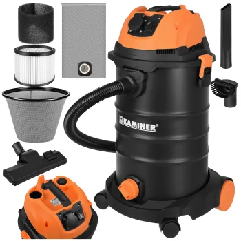 KAMINER MWD245S pramoninis dulkių siurblys, 30 l, 1400 W