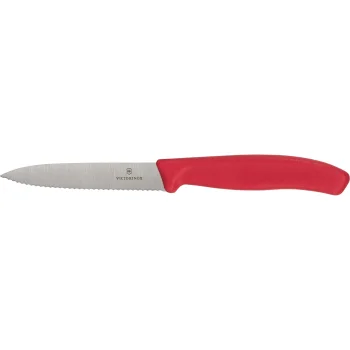 Daržovių peilis Victorinox Swiss Classic, 10 cm, raudonas