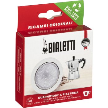 Bialetti 0800040 Replacement Gasket & Filter Set (6 Cups)