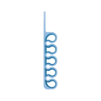 Silicone Desk Organizer - Blue