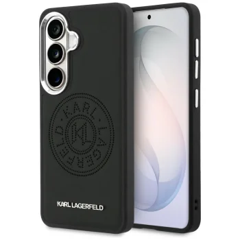 Karl Lagerfeld Perforated KL MagSafe Case for Samsung Galaxy S26+ - Black