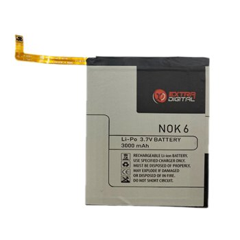 Extra Digital baterija Nokia 6 telefonui (3000 mAh)