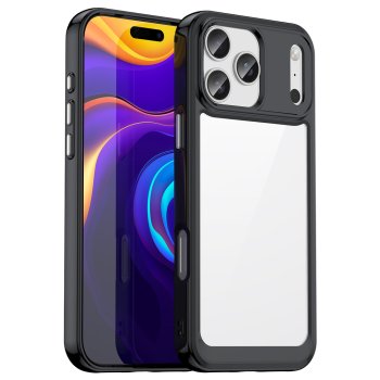 Outer Space Case for iPhone 17 Pro Max with MagSafe, Black Transparent