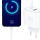 Sieninis įkroviklis 3mk DualCharge 20W USB-C USB-A PD3.0 QC 3.0 PPS, baltas