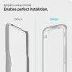 Apsauginis stiklas Spigen ALM Glass FC telefonams iPhone 13 / 13 Pro / 14, juodas