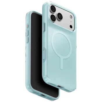 Dėklas Uniq Clario Magclick, skirtas iPhone 18 Pro Max / 17 Pro Max, mėtinis