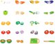 ECOTOYS Wooden Cutting Vegetables Play Food Set for Kids 20 Pieces