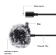 Puluz PU425 prisegamas mikrofonas su USB-C jungtimi 1.5m