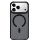 3mk Smoke MagCase dėklas iPhone 17 Pro Max, juodas pusiau permatomas