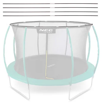 Neo-Sport batuto apsauginio tinklo viršutinis žiedas C tipas 252 cm 8ft