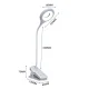 Belaidė LED skaitymo lempa su spaustuku Wozinsky WLBK-01, 1800 mAh, balta