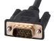 VGA – HDMI laidas 1,3 m, „Full HD“ 1080p, paauksuotos jungtys, juodas