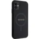 Guess dėklas iPhone 11 su MagSafe, juodas