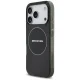 AMG Double Layer Transparent Smoked MagSafe dėklas iPhone 17 Pro, juodas