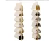 Hanging Shoe Organizer for Closet, Cream, 12 Pairs